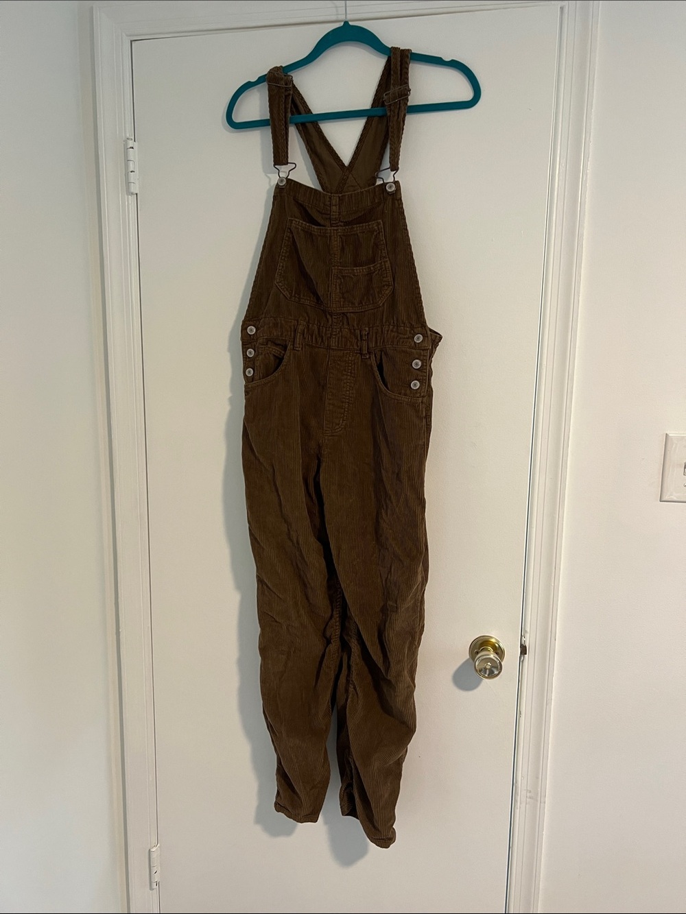 We The Free Brown Corduroy Dungarees